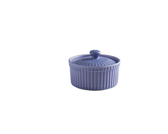 Pastel Hue Ceramic Baking Bowl with Lid