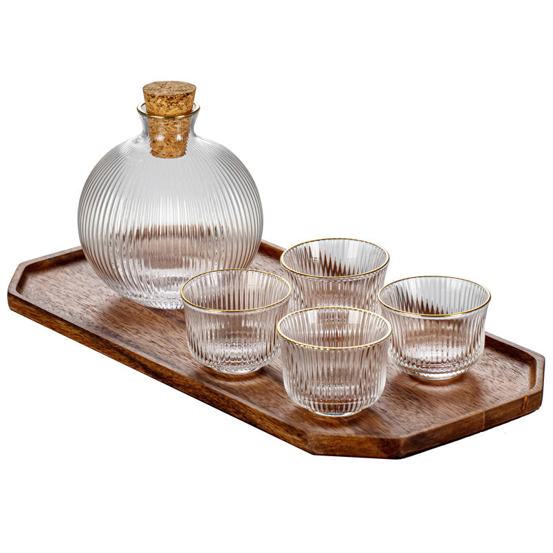 Glass Sake Wine Set