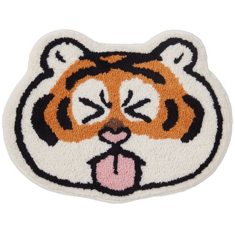 Tiger Paws: Cute Fat Tiger Floor Mat