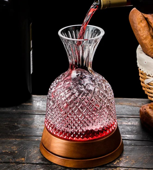 Harmony Bell: Crystal Glass Decanter