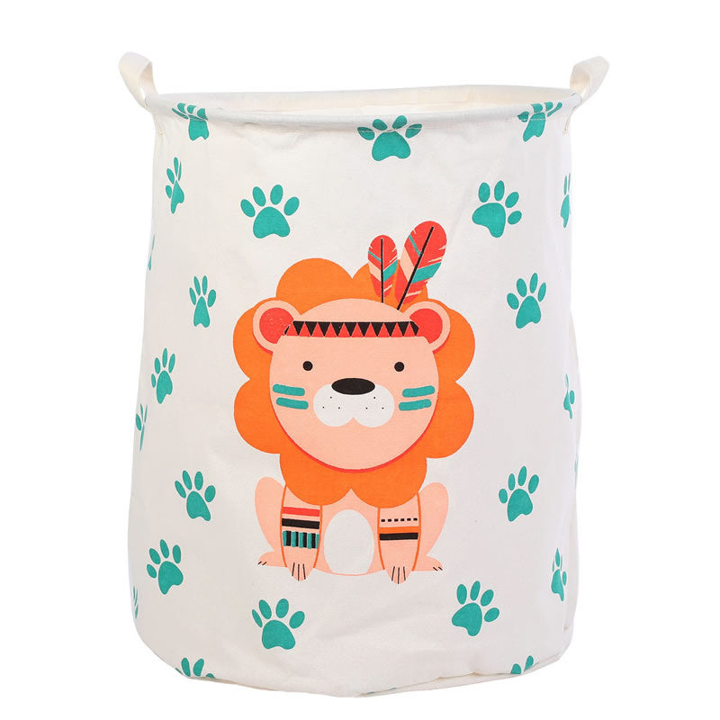 Animal Kingdom: Kid's Cartoon Laundry Basket