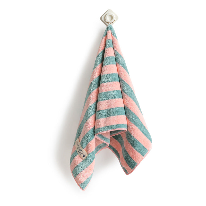 Rainbow Stripes: Colourful Fleece Towel