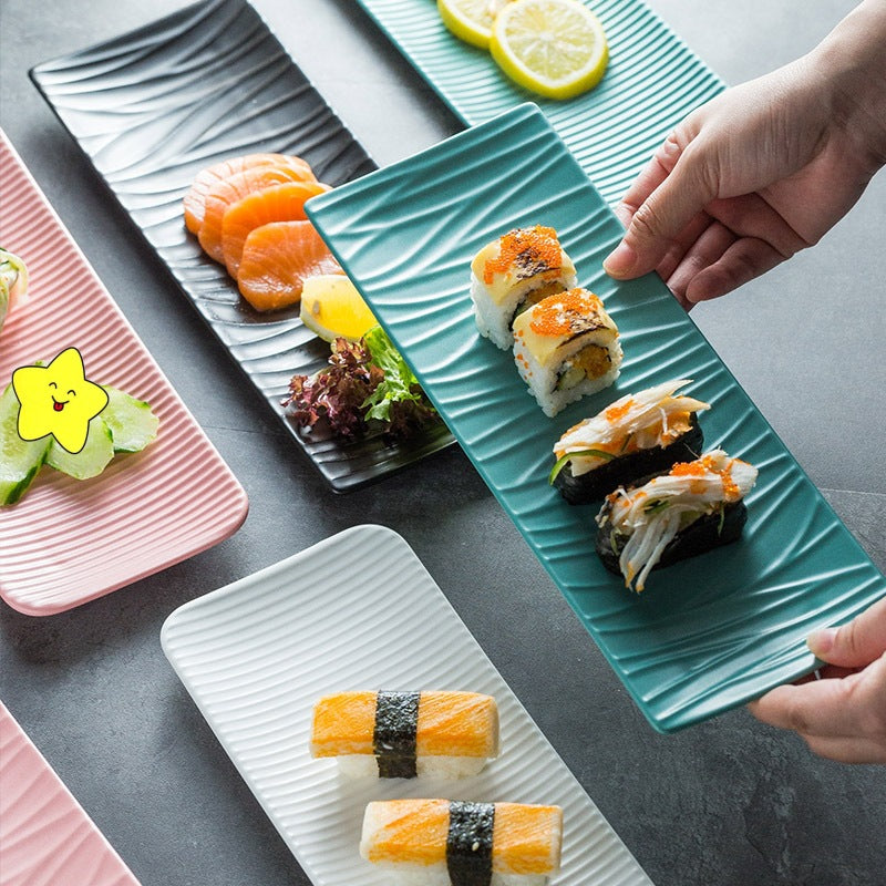 Rainbow Roll: Colourful Sushi Plates