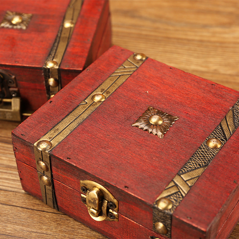 Retro Wooden Storage Box