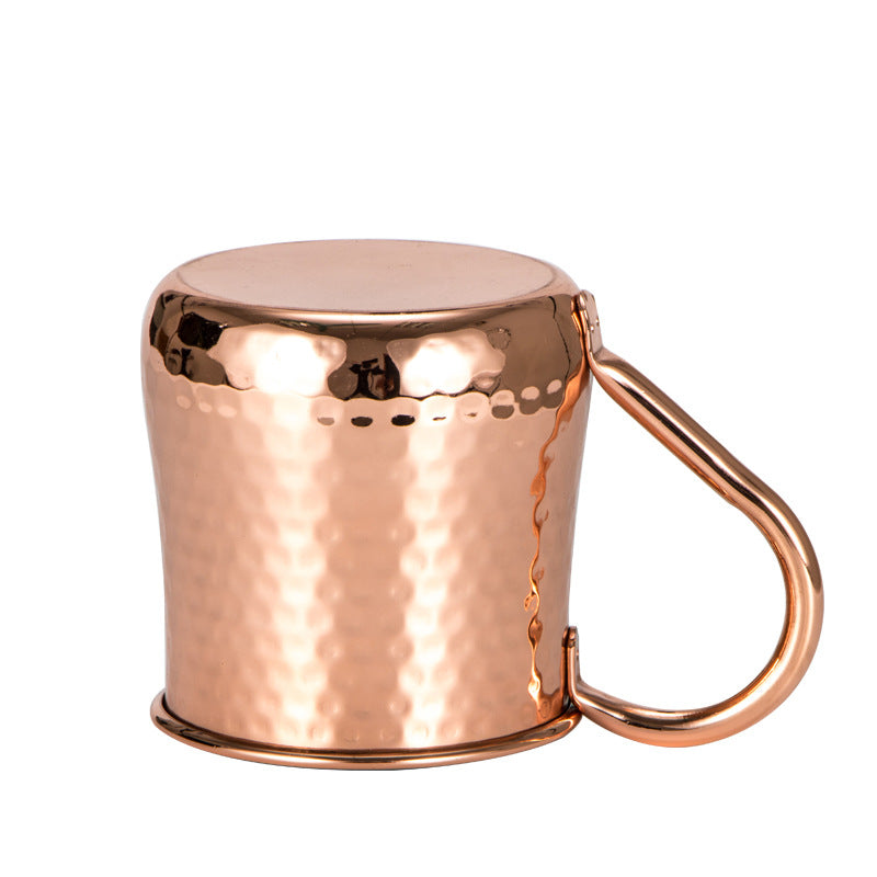 Copper Rose Elegance: Rose Gold Cocktail Glass