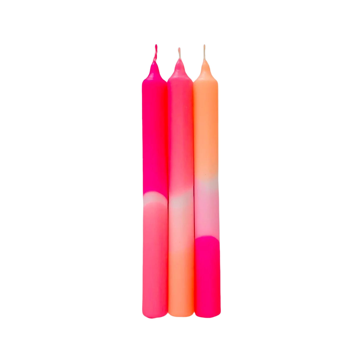 Spiral Glow: Artisanal Neon Wax Spiral Candles