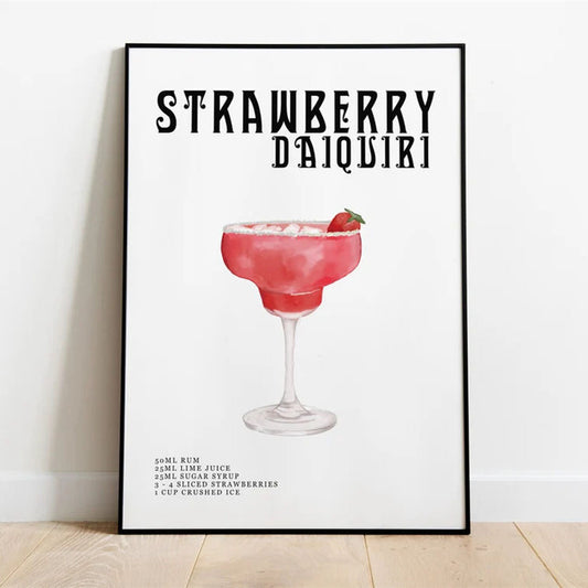 Vintage Spirits: Classic Cocktail Wall Art