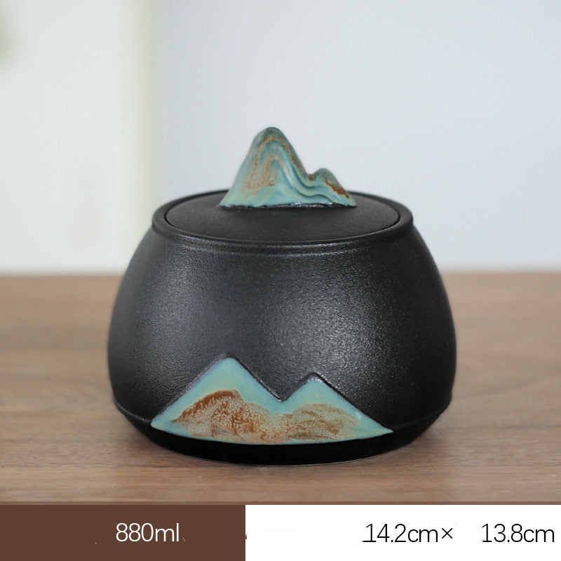 Earthen Brew: Clay Tea Storage Jar