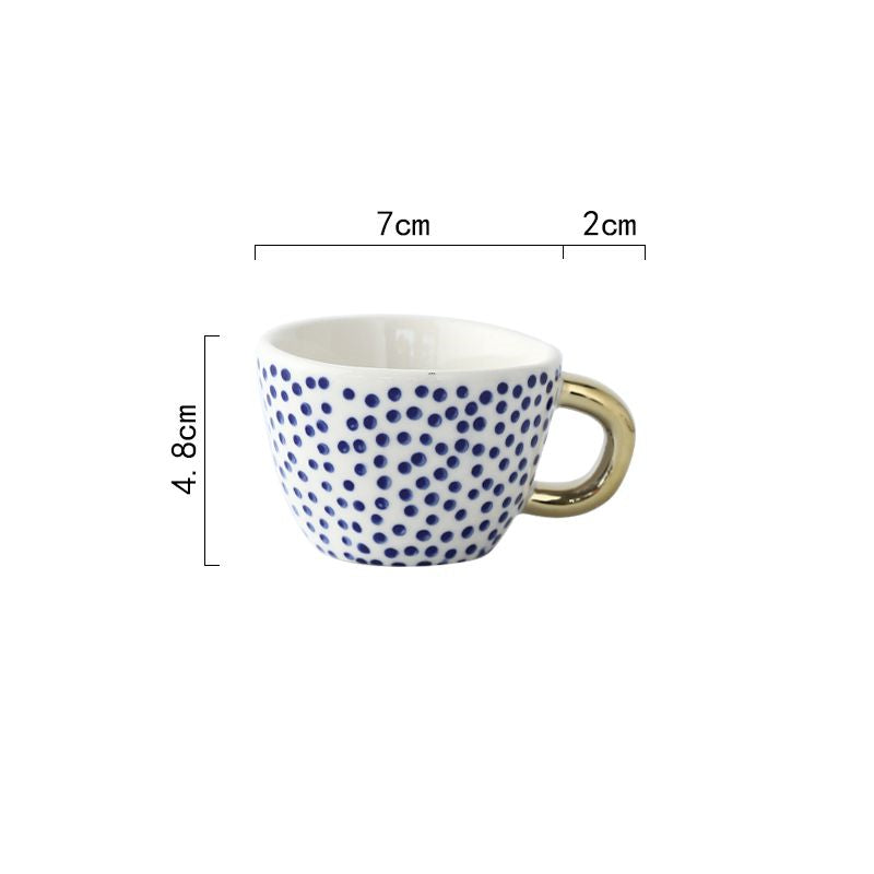 Artisan Elegance: Patterned Teacup