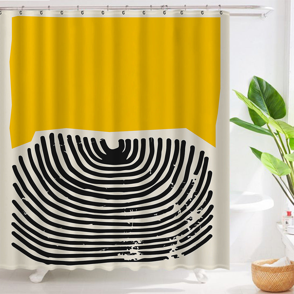 Geometric Shower Curtain