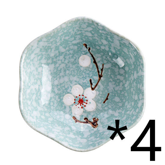 Blossom Bites: Cute Cherry Blossom Ceramic Sauce Dishes