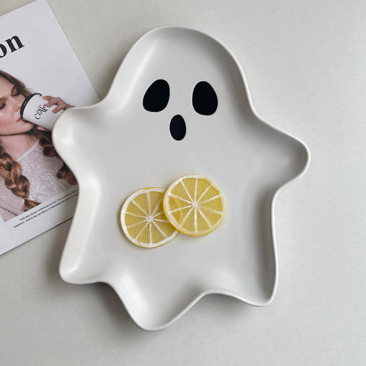 Spectral Sweets: Cute Ghost Shaped Ceramic Dish