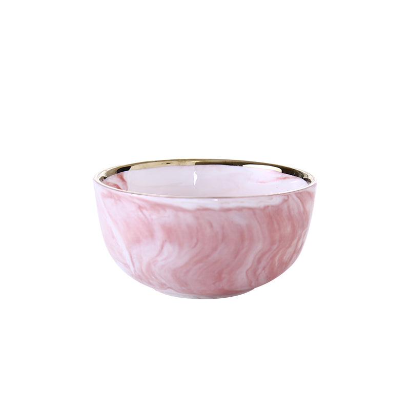 Blushing Marble Ceramic Dinnerware Set