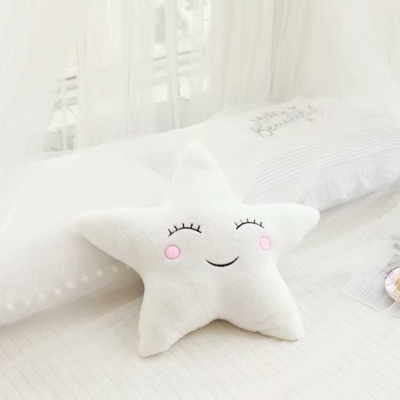 Dreamy Sky Cute Cloud, Moon, and Star Shaped Kid's Cushions