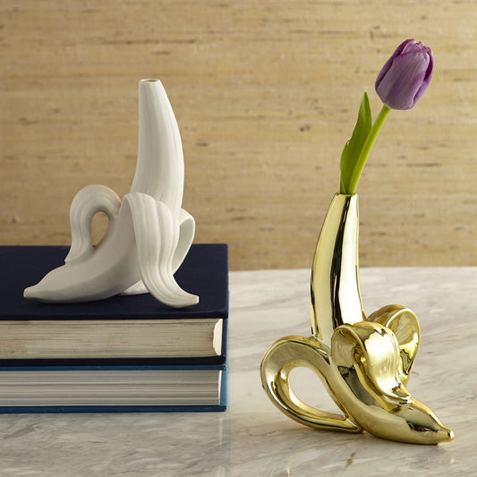 Banana Breeze: Creative Ceramic Vase