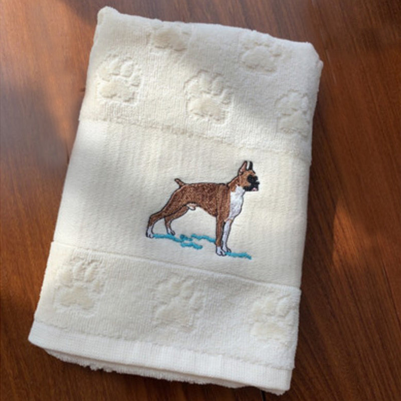 Pawsome: Dog Embroidered Towels