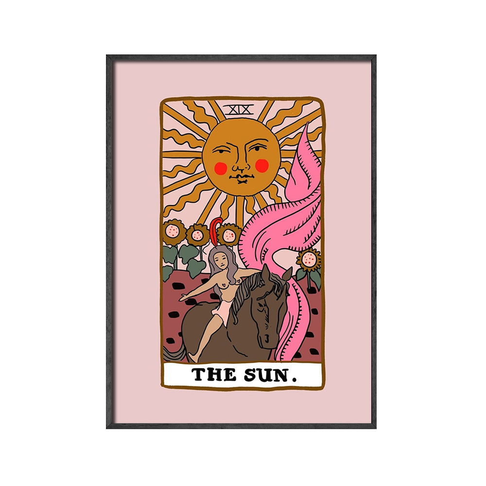 Mystic Blush: Pink Tarot Wall Art