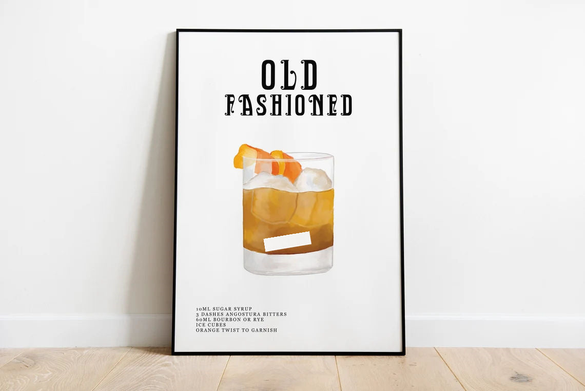 Vintage Spirits: Classic Cocktail Wall Art