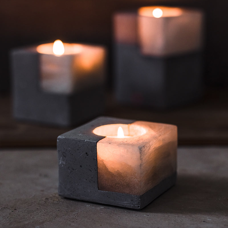 Small Stone Tealight Holder