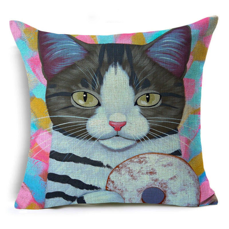 Funny Cat Cushion Cases