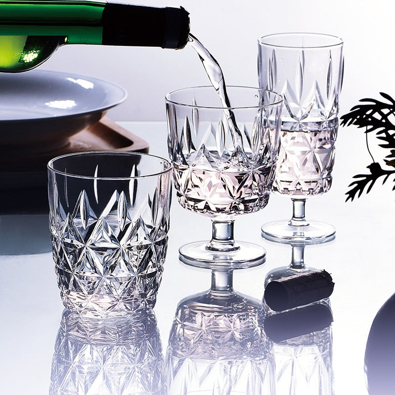 Euro Elegance: European Style Wine Glass