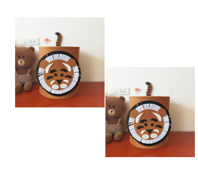 Creature Comforts: Cartoon Animal Felt Storage Basket