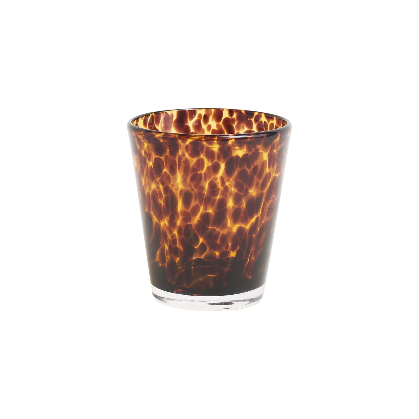 Tortoiseshell Glass Foreign Wine Used  Vintage