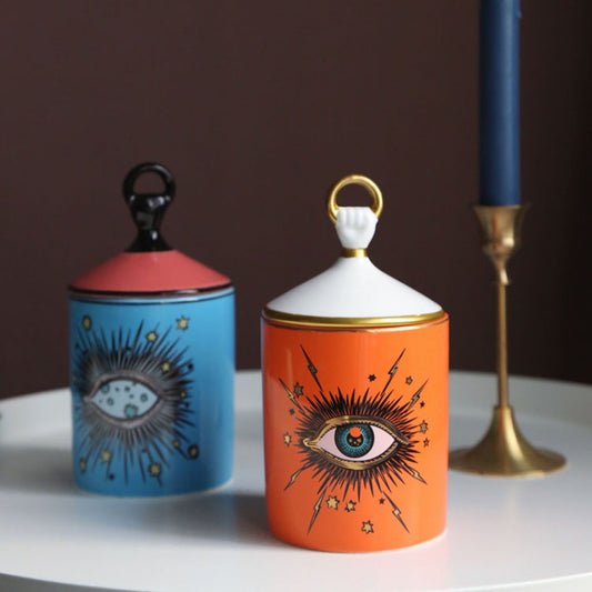 Big Eyes Storage Jar