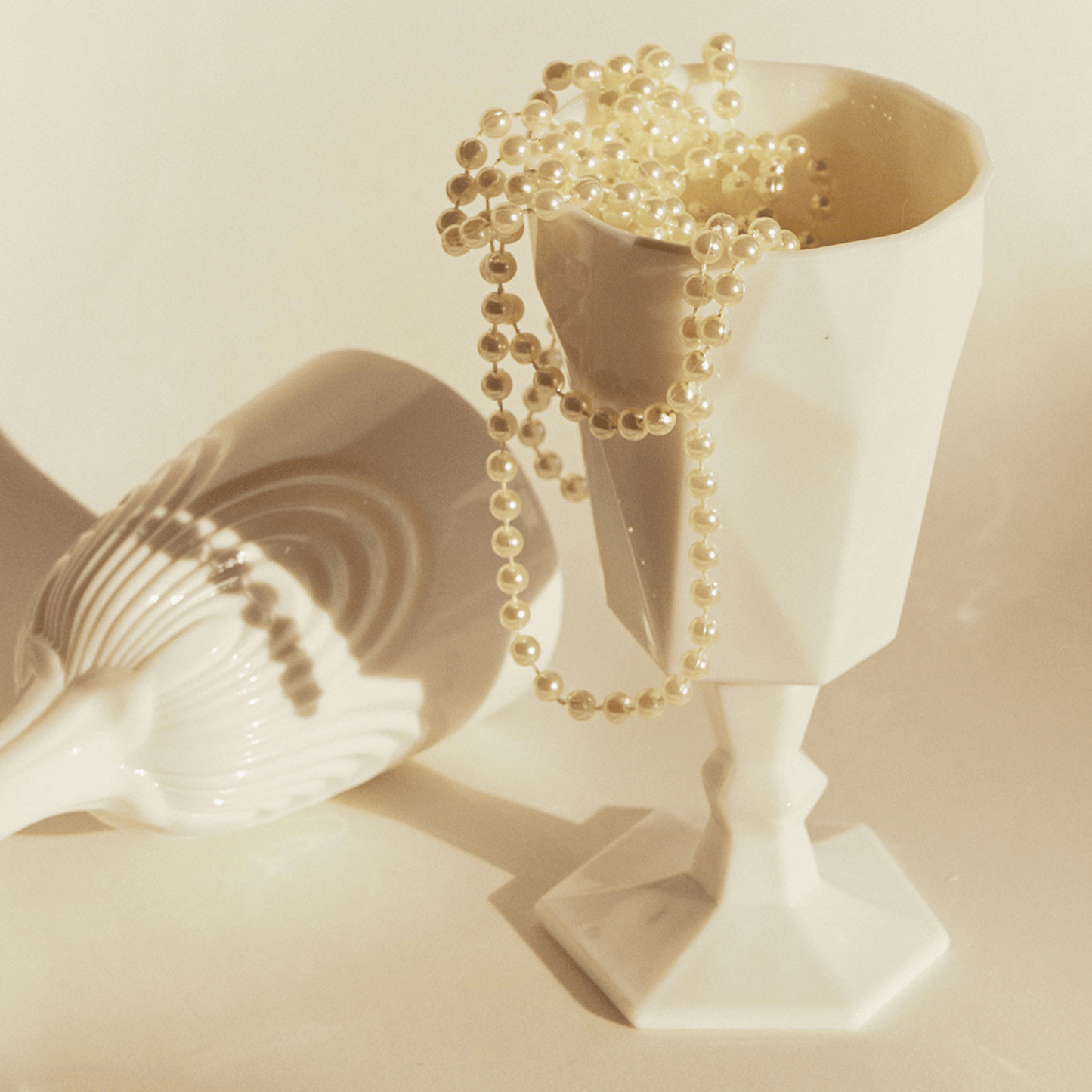 White Jade Wine Goblet