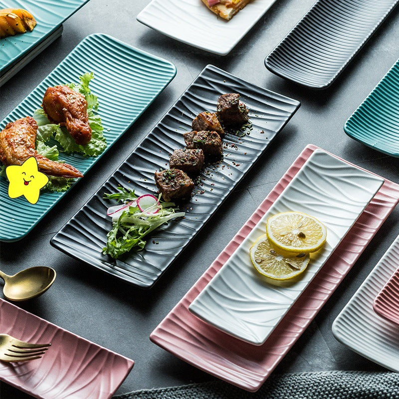 Rainbow Roll: Colourful Sushi Plates