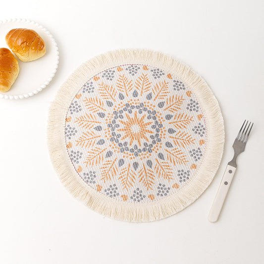 Bohemian Mandala Fabric Placemat