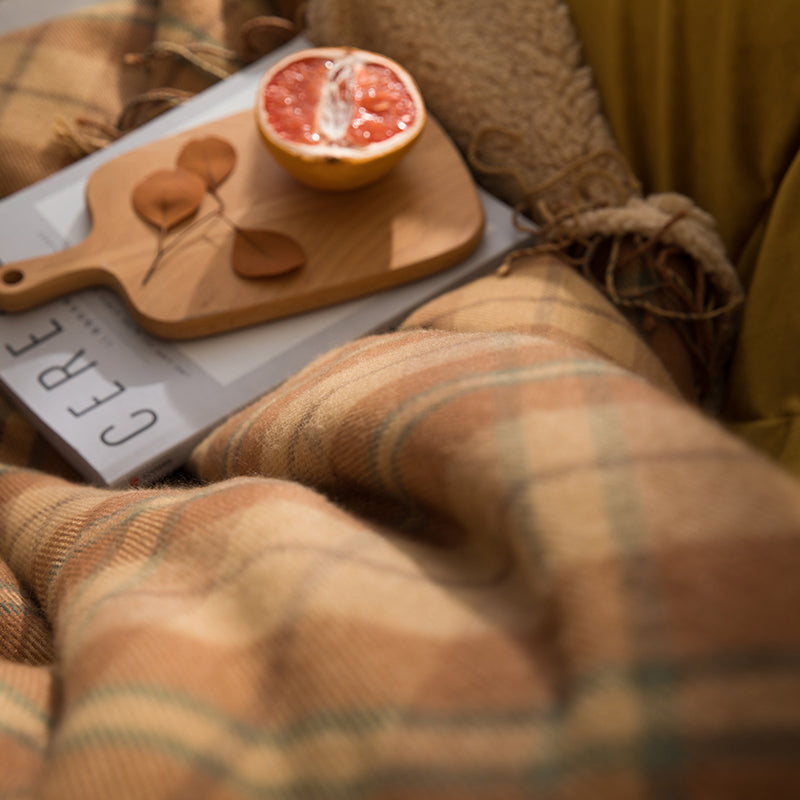 Cozy Cabin Plaid Throw