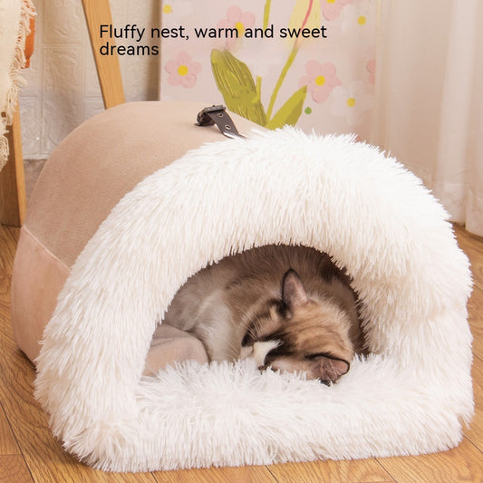 Cozy Haven Plush Pet Bed