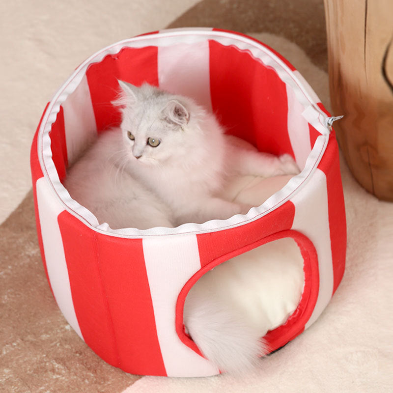 Circus Comfort: Circus-Themed Pet Bed