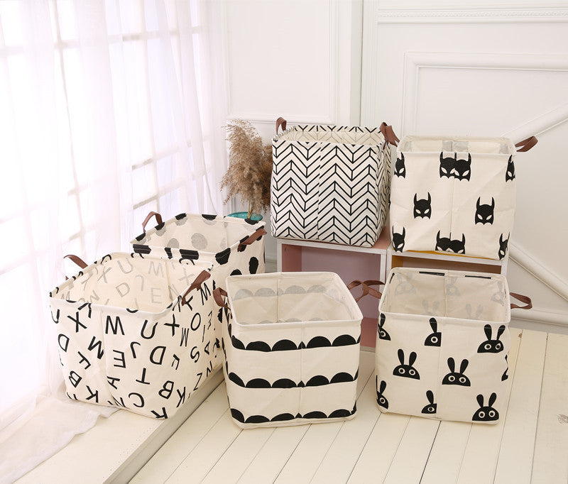 Monochrome Soft Storage Baskets