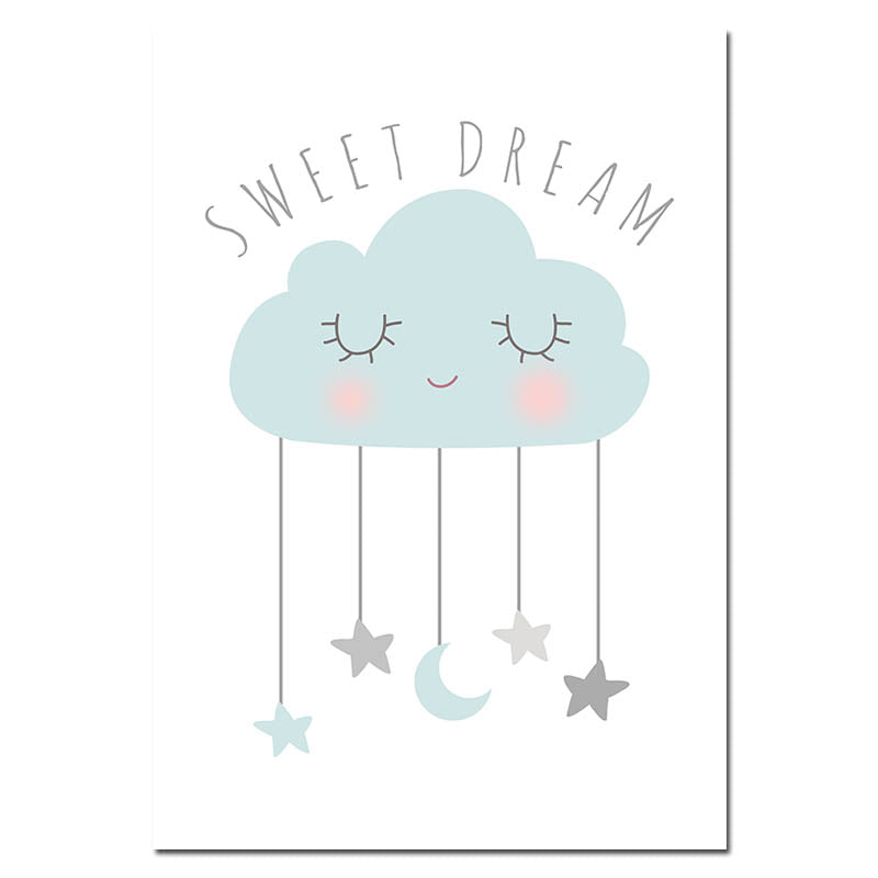 Sweet Dreams Nursery Wall Prints