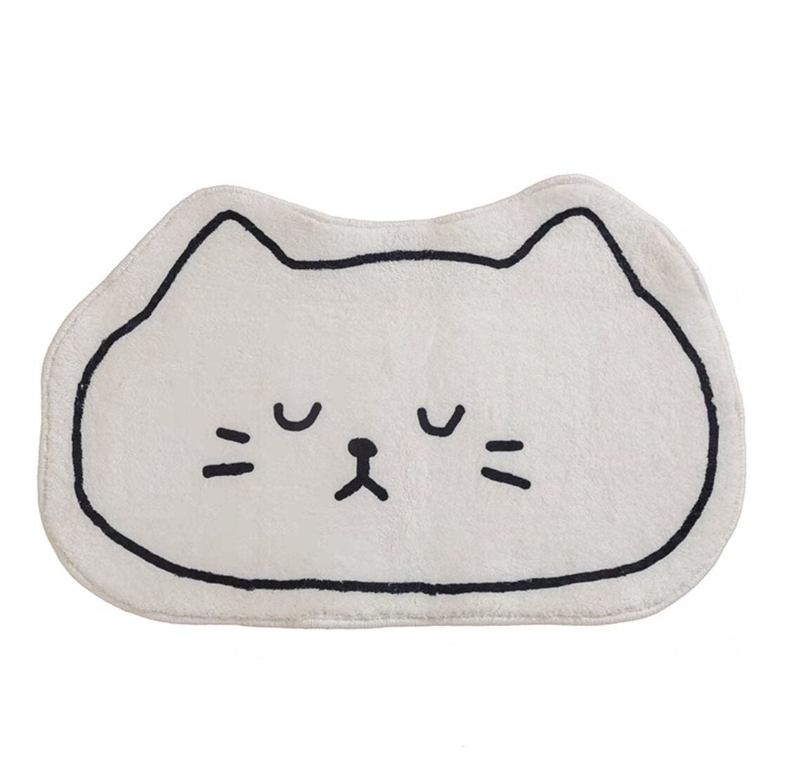 Purrfect Paws: Cute Cat Bathroom Mat