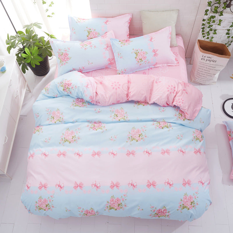 Blossom Breeze: Flower Themed Bedding Set