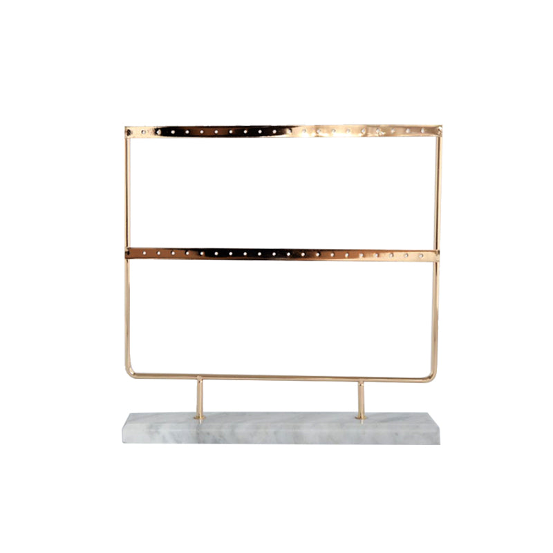 Gold-Coloured Earring Stand