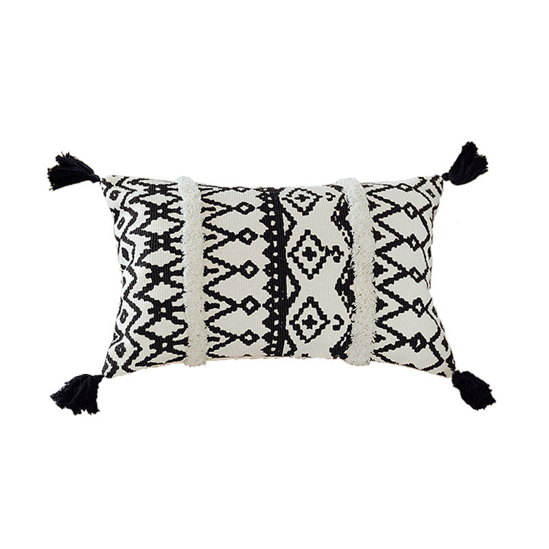 Mono Boho Chic Sofa Cushion