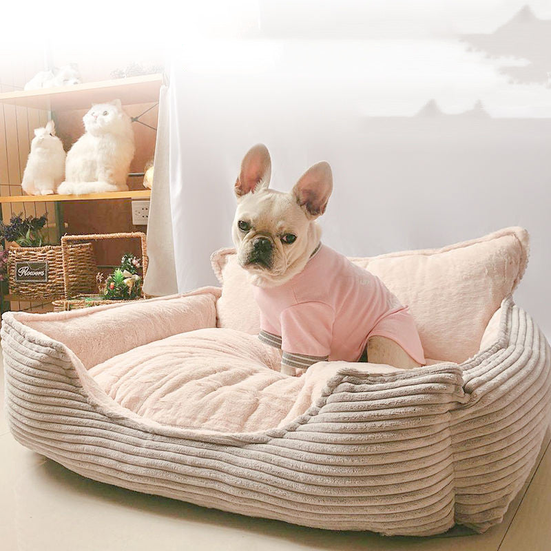 Cloud Nest Cozy Corduroy Pet Bed