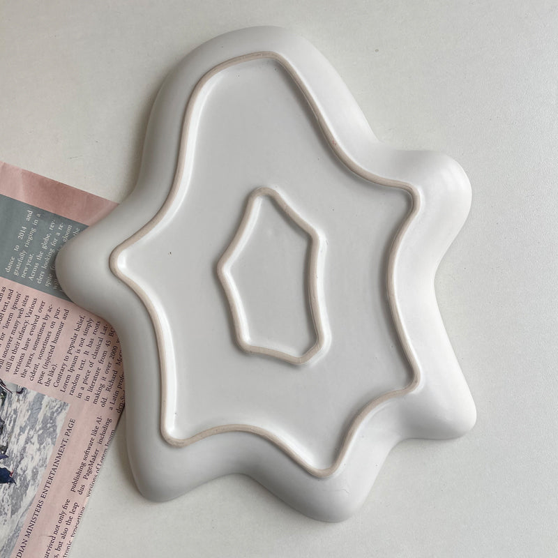 Spectral Sweets: Cute Ghost Shaped Ceramic Dish