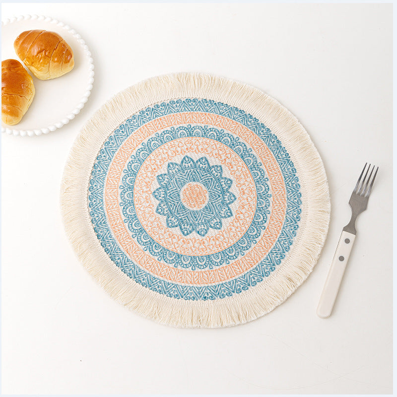 Bohemian Mandala Fabric Placemat