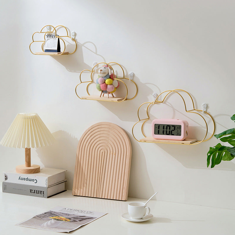 Cloud Haven: Decorative Cloud Shaped Shelf