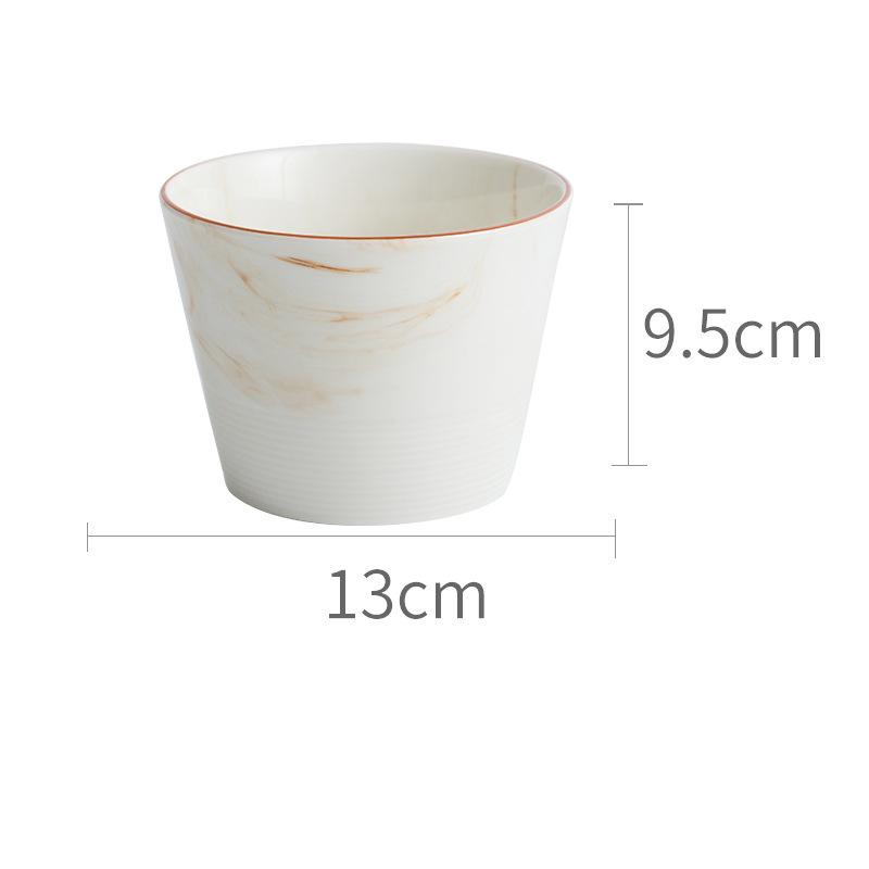 Earthen Elegance Marbled Ceramic Dinnerware