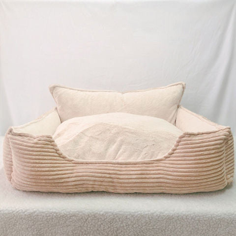 Cloud Nest Cozy Corduroy Pet Bed