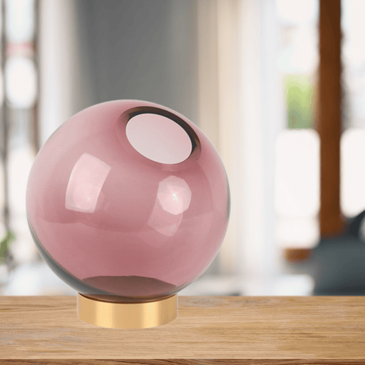 Vivid Glow Coloured Glass Vase