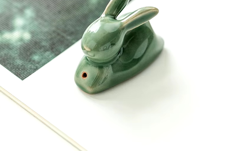 Lucky Rabbit Aroma - Jade Rabbit Incense Holder