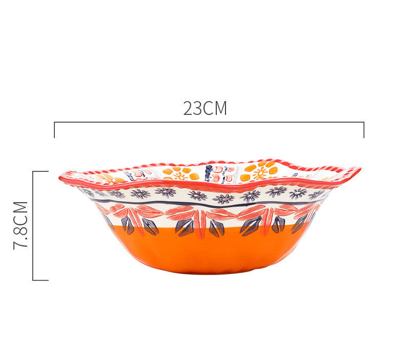 Retro Hand-Drawn Rice Bowls