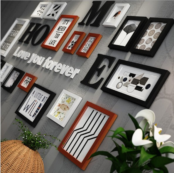 Artisan Wood Photo Collage: Wall Hanging Frames